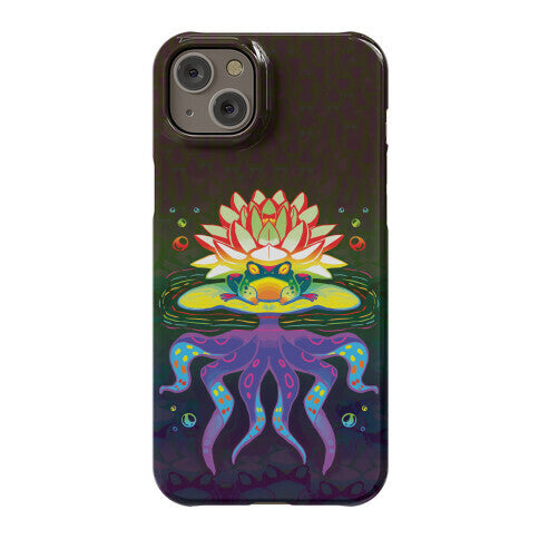 Psychedelic Lily Frog Phone Case